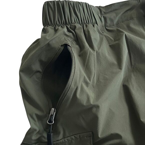 Men’s Outdoor Cargo Hiking Shorts Bundle 2 Green Nylon Spandex Pockets Size L - Picture 8 of 15
